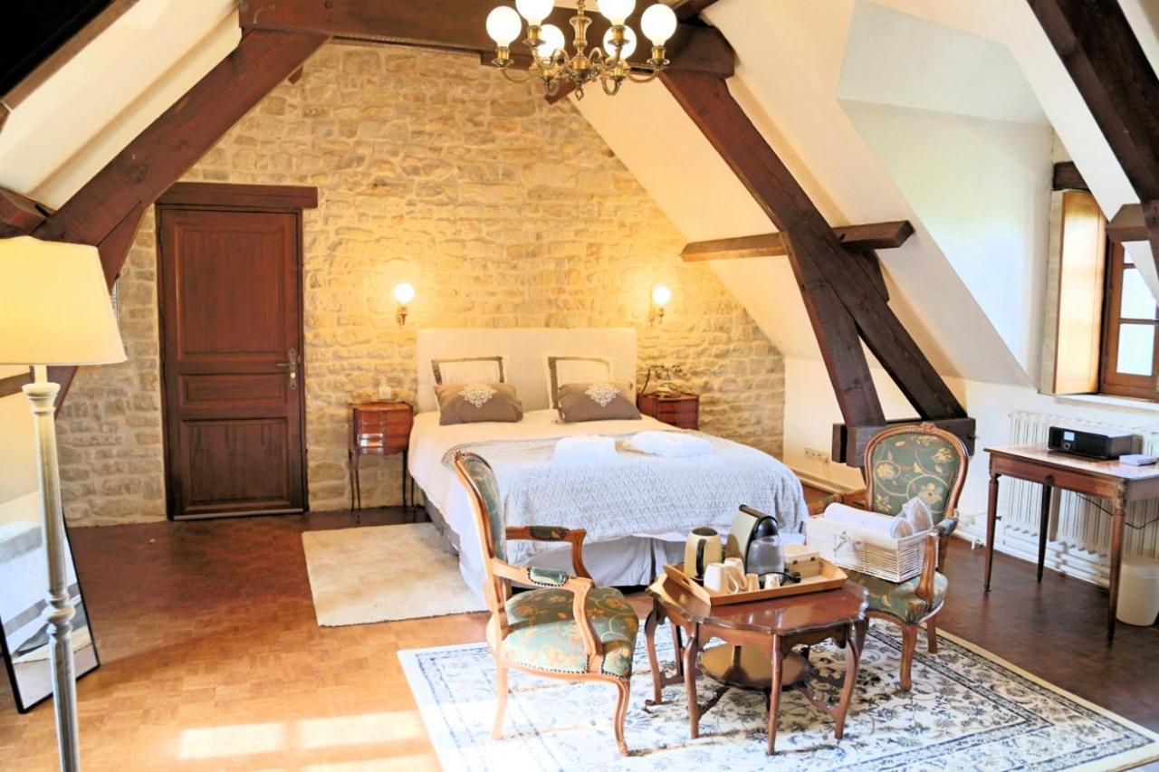 Chateau Du Bu Anctoville Kamer foto